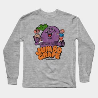 Jumbo Grape bubble gum Long Sleeve T-Shirt